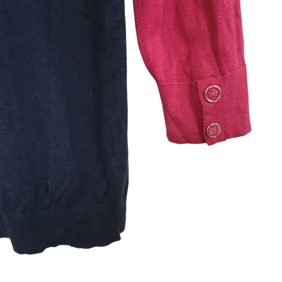 Banana Republic Pink and Blue Light Sweater Small Lightweight Preppy - Picture 4 of 6